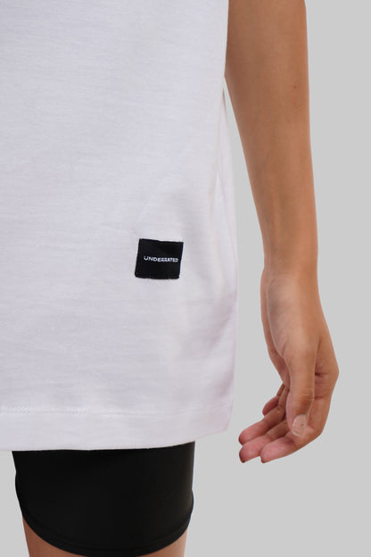 Stoned White Oversized T-shirt Women