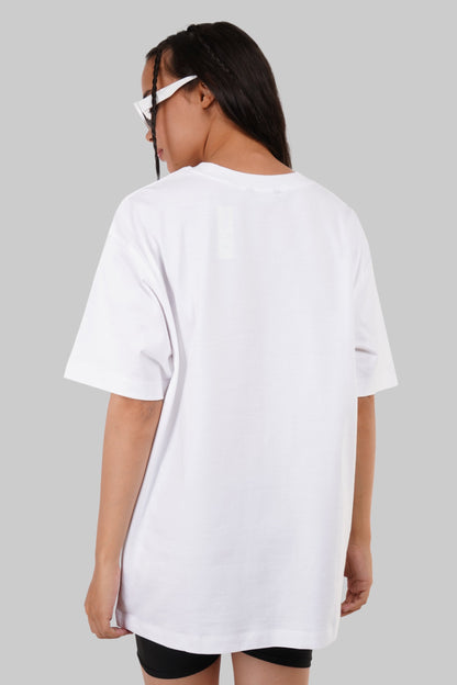 Stoned White Oversized T-shirt Women