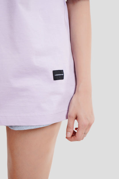 Eww! People Lavender Oversized Fit T-Shirt Women