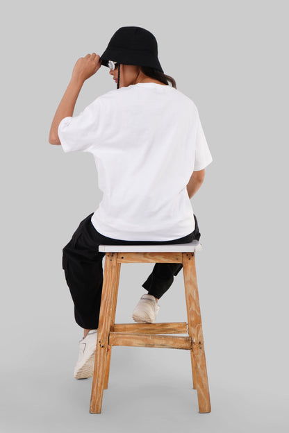 Mount Omine White Boyfriend Fit T-Shirt Women