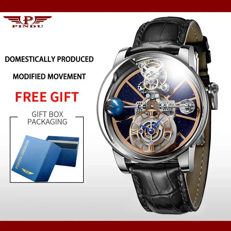 Galactic Pioneer Chronograph Tourbillon Luxury Watch