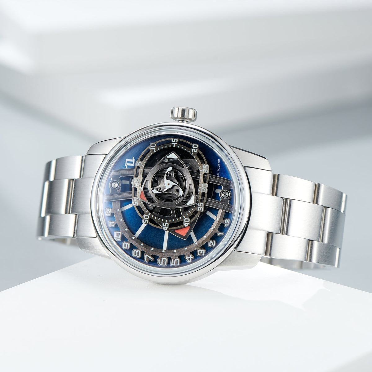 Luxury Men's Automatic Unique Skeleton Quartz Watch