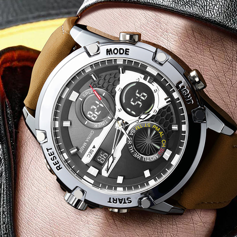 Men's Multifunction Waterproof Luminous Watch